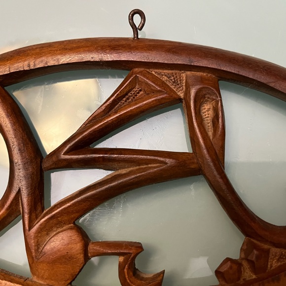 Collectible Islamic Muslim Ya Mohammad walnut Wall Hanging Gift favor Home decor - Picture 6 of 6